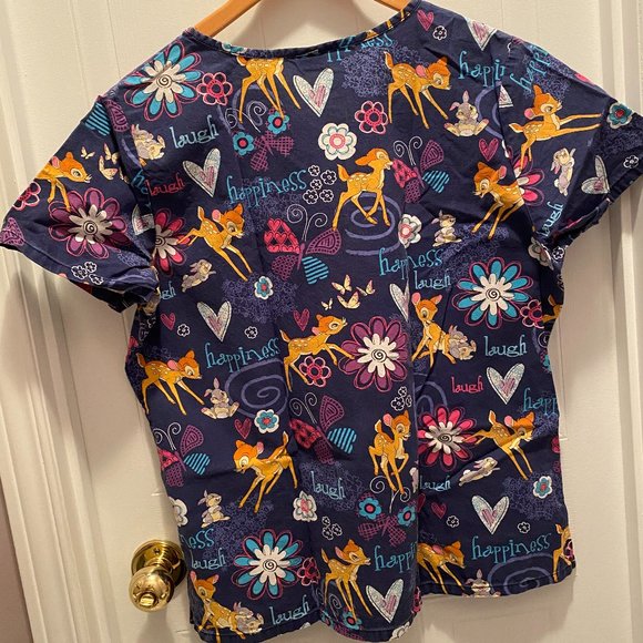 Scrub Top Disney  Bambi Large ( 9 - 18 ) - Picture 2 of 3